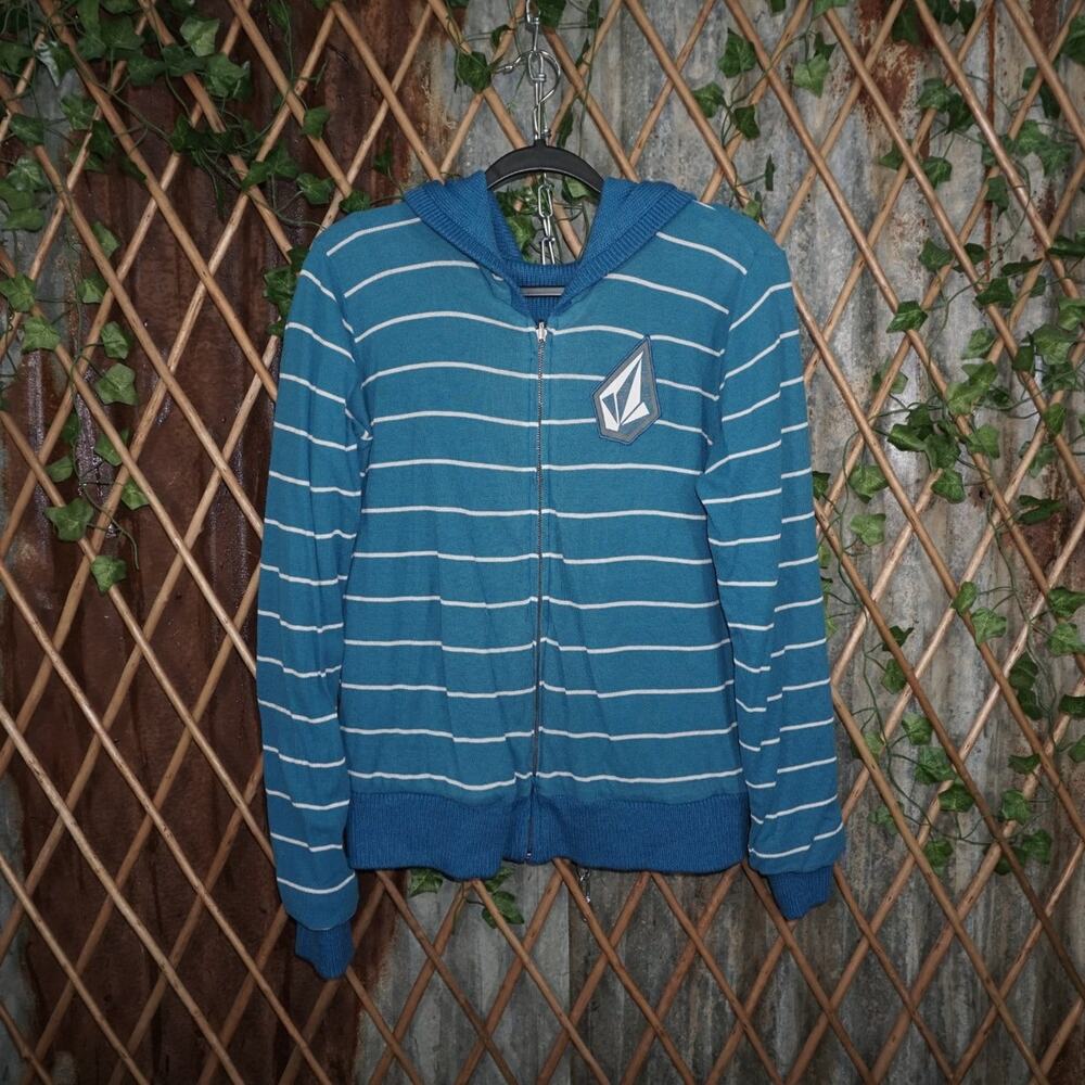 medium - Vintage Y2K Volcom stone embroider femme stripe